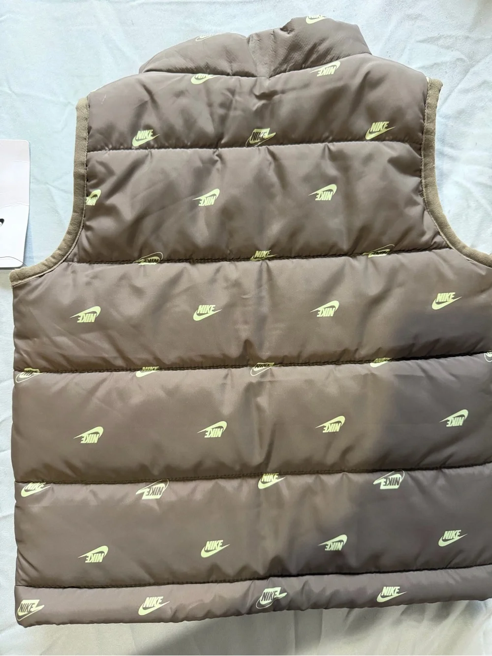 Puffer jacket with Nike tag